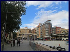 Murcia new part 36  - Avenida Rector José Loustáu and Plaza Universidad. Here the Old Town begins.